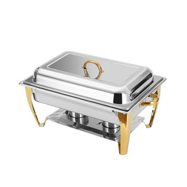 UC136 9L Single Grid Rectangular Chafing Dish