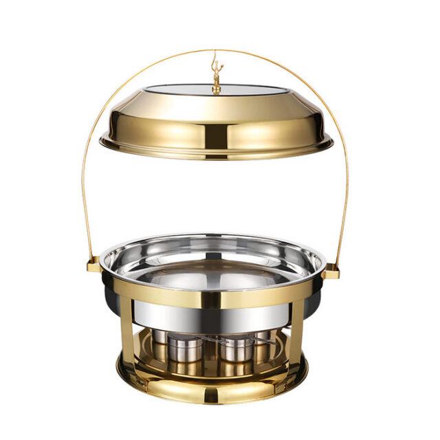 UC140 20L Gold Big Round Chafing Dish