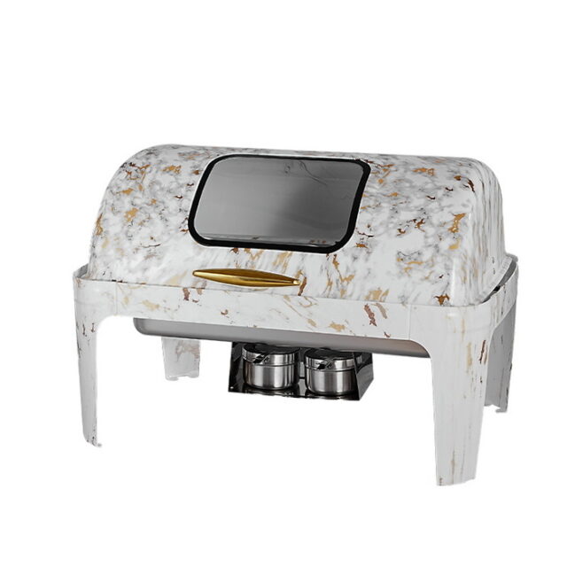 UC143 9L Marble Rectangular Chafing Dish