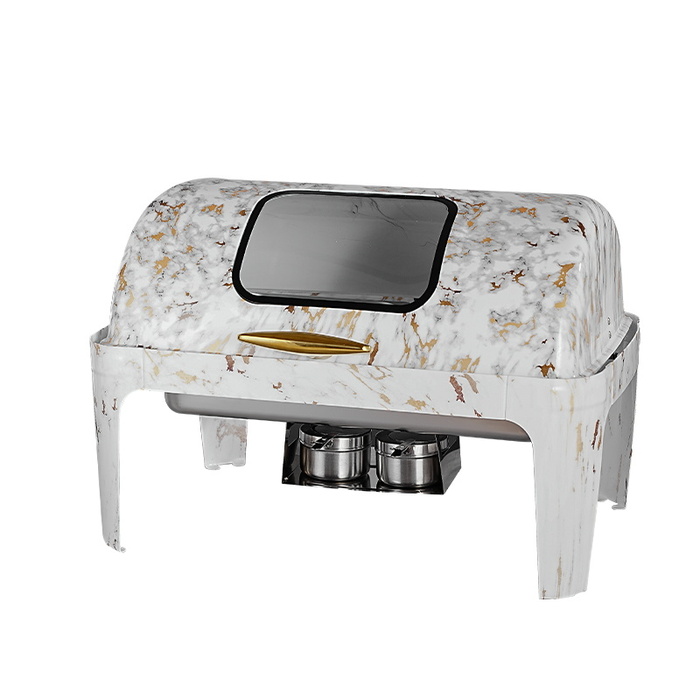 UC143 9L Marble Rectangular Chafing Dish