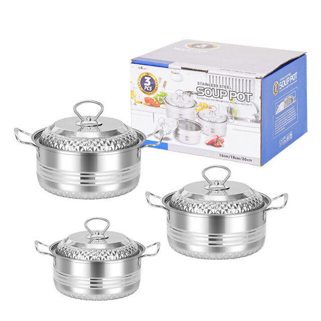 UC4327 3PCS Pot Set